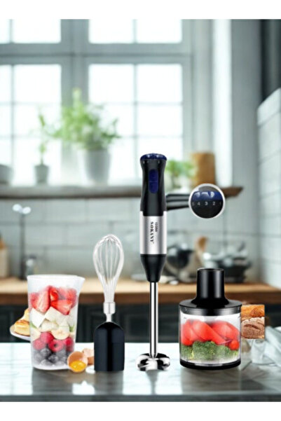 SOKANY 4 In 1 Electric Hand Blender Handheld Blender,Chopper, Mixer,1000.0 W, SK-1711-4