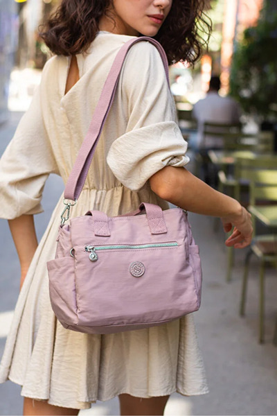 Sanmorris Women's Satin Fabric Adjustable Crossbody Hand & Shoulder Bag