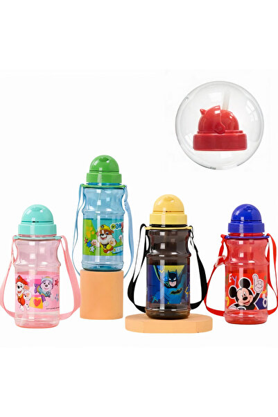 Issa Children's Bottle 20x7cm with Silicone Straw, Dome Cap, Various Models