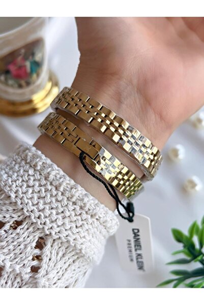 Daniel Klein Steel Cord 30 Meters Water Resistant Special Design Women Wristwatch Vs.Blkt.0728