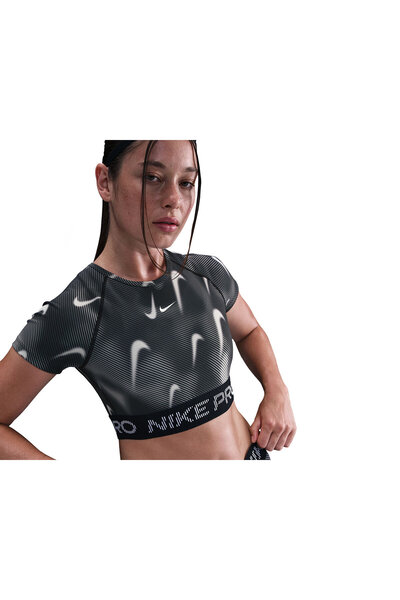 Nike Women's Crop W Np Df Ss Top Tt Aop Sports Crop Sports Tank Top