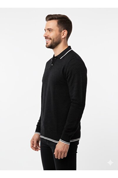 ModaPlaza Men's Polo Neck Sweater 700