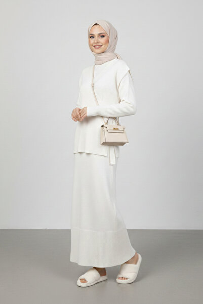 hibiscus Comfortable Tunic Dress Women Corded Fabric with Belt