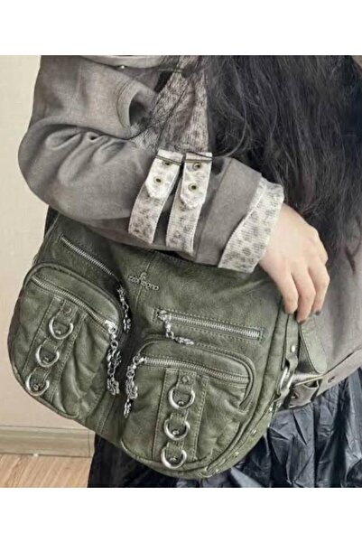 Guja 25Yg582 Women's Multi-Compartment Soft Leather Bag