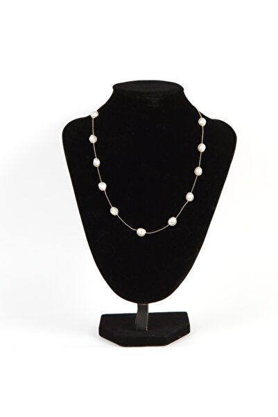 Dalis White Artificial Pearl Necklace