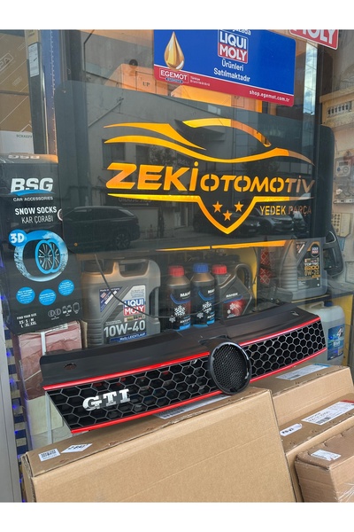 Wisco Volkswagen Polo 6r Gti Kırmızı Şeritli Ön Panjur 2009-2014