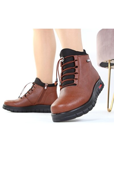 Andara light brown fur-lined boots