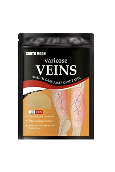South Moon Plasturi pentru varice, South Moon, cu turmeric, set de 12 bucăți