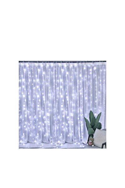 WTO Light installation, WTO®, curtain type, cool white, indoor, 300 LEDs, 6 W, 3x3 m, 14 functions