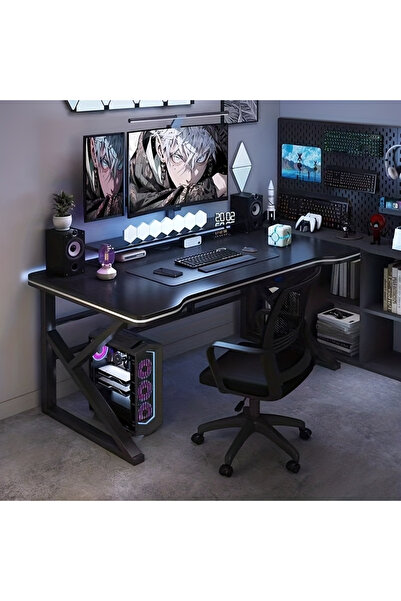 Dj طاولة ألعاب منزلية مع إدارة كابلات مخفية، تصميم معياري، تركيب سهل