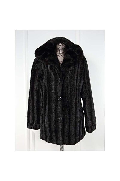Ellen Black astrahan fur coat