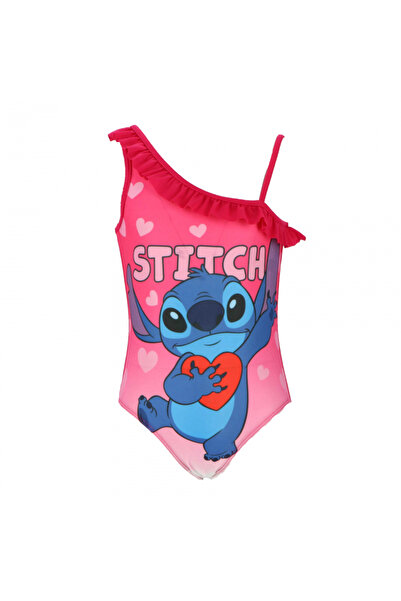 Lilo & Stitch Costum de baie intreg cu volan, Stitch, Heart