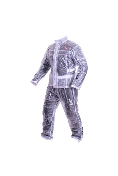 GP KOMPOZİT YGM01 MOTOSİKLET ALT ÜST TAKIM YAĞMURLUK ŞEFFAF L BEDEN