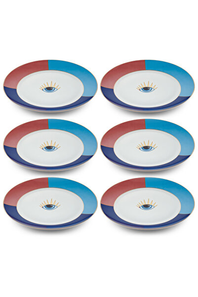 RİVO HOME DECOR The Mia Eye Serving Plate for 6 People