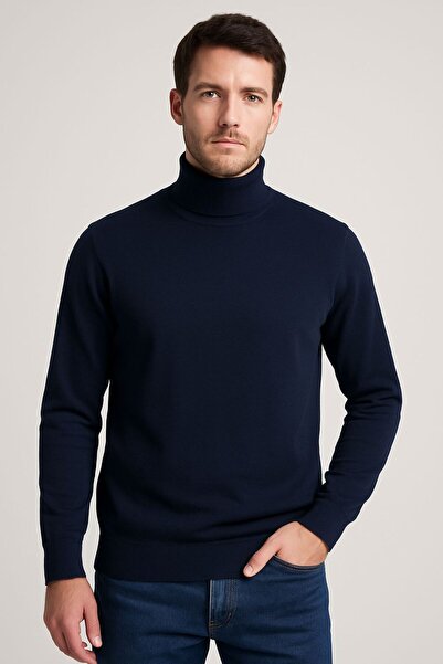 Gold Vitray Men's Slim Fit briefcase made of fine knitwear – elegant, warm and comfortable