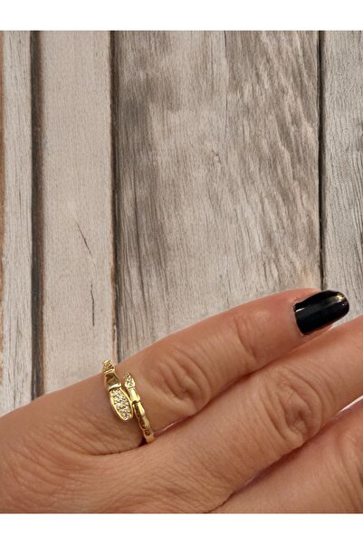 Bo Takı ve Aksesuar خاتم قابل للتعديل على شكل الإصبع الصغير