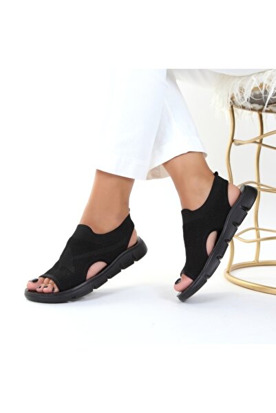 Rana Comfortable black sandals