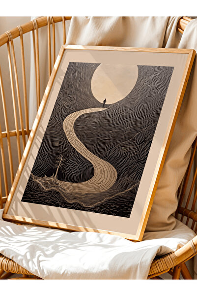 Patika Poster – Sonsuz Yol | Çerçeveli Poster | Modern Duvar Dekoru | Tablo