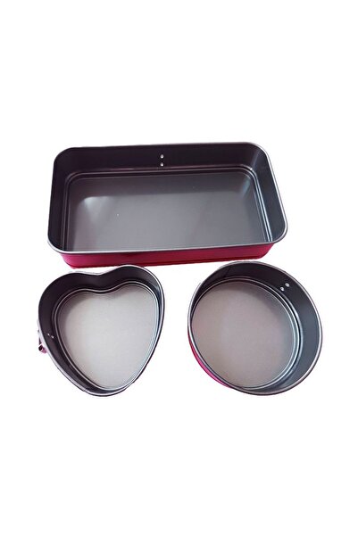 Kitchen Set of 3 Mini Cake Trays