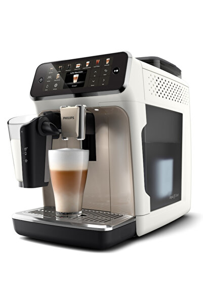 Philips Αυτόματη μηχανή εσπρέσο EP5543/90 Series 5500, λευκό χρώμιο