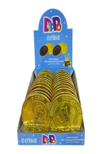 DİPPO Madalyon Para Çikolata 24'lü