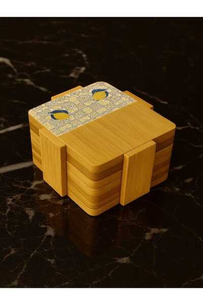 Tantitoni Standli Patterned Coaster Set 11.5*11.5