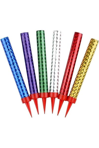 Habbaa Sparkling Cake Candle Set - 6 Pieces (20 cm)