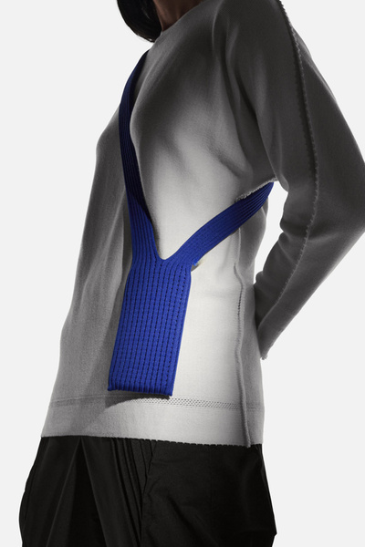 WANNA PROTECT iPhone Cross Pocket Mesh Phone Bag Strap Compatible with All Phones 80cm