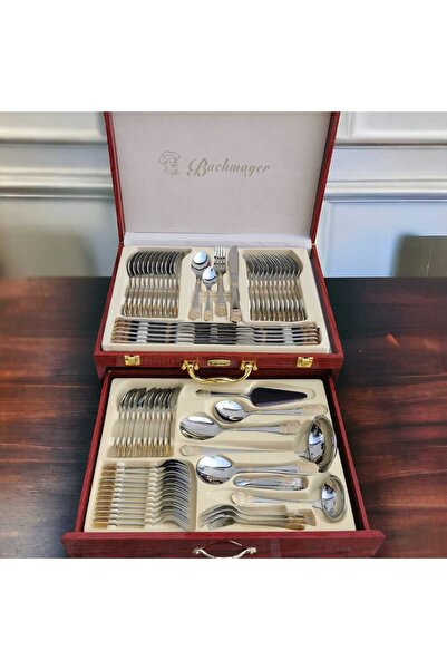 dealshopromania Stainless steel cutlery set for 12 people, 72 pieces Bachmayer BM 7883 Versace THE PERFECT GIFT