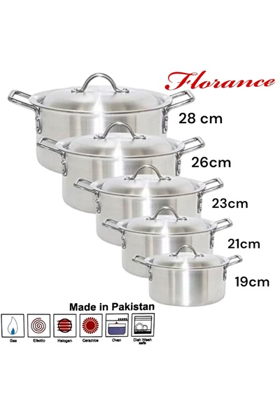 cc bin shihon High-quality, durable aluminum cookware set from Ben Shihon, available in various sizes.
