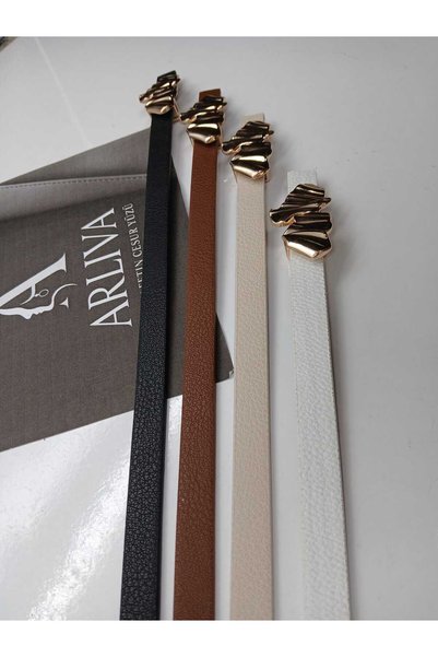 ARLIVA Trend Imported Design Buckle Set Women's Trouser Belt, Dress Belt, Coat Belt