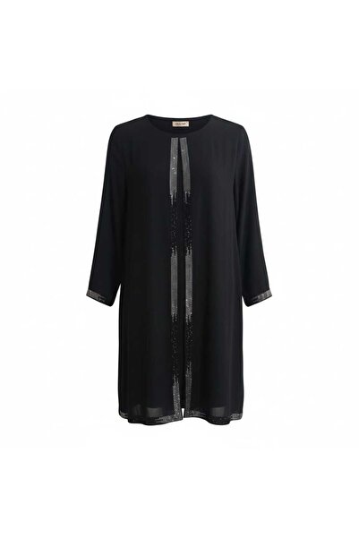 HESNA Crystal Stone Chiffon Tunic