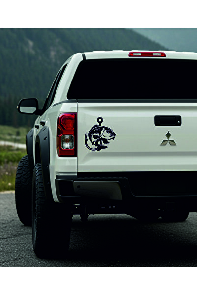 StickITsibiu Hooked – 4×4 Off-Road Car Sticker – Dimensions 25x23 cm.