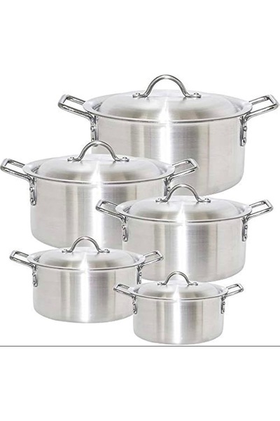 cc bin shihon High-quality, durable aluminum cookware set from Ben Shihon, available in various sizes.