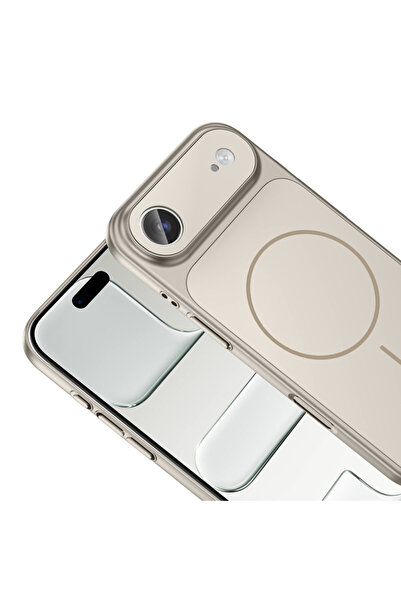 Paladyum Case iPhone 17 Air Compatible Premium Ag Glass Gray Cover