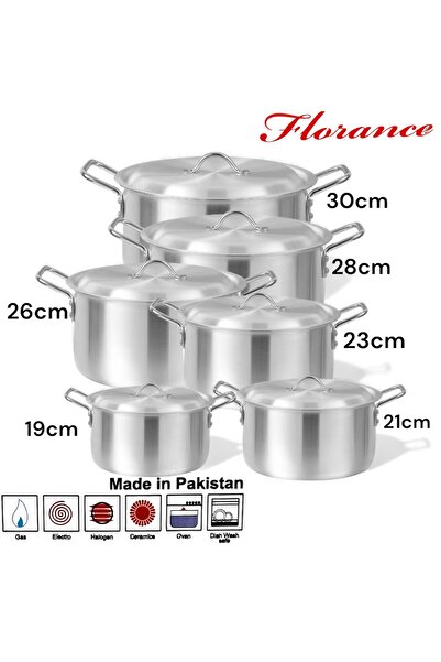 cc bin shihon High-quality, durable aluminum cookware set from Ben Shihon, available in various sizes.
