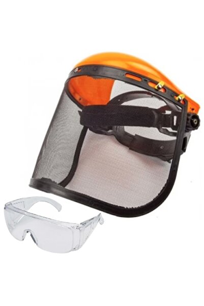 Teox Cască de protecție CMP pentru motocoasă cu vizieră din plasă și ochelari...