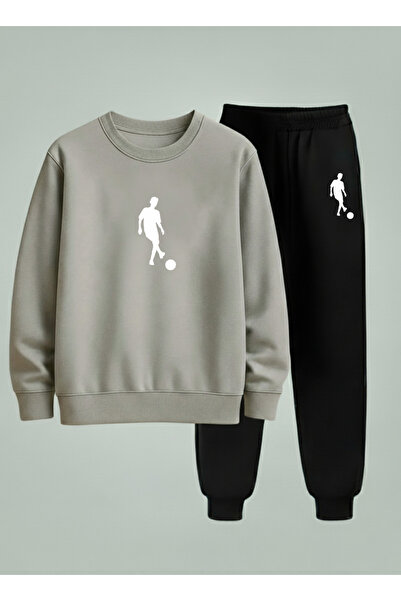 LORVEX Îmbrăcăminte pentru copii tricou - Set de trening cu gât rotund, impri...