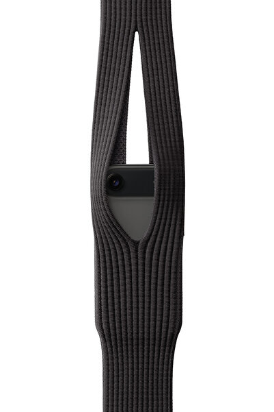 WANNA PROTECT iPhone Cross Pocket Mesh Phone Bag Strap Compatible with All Phones 40cm