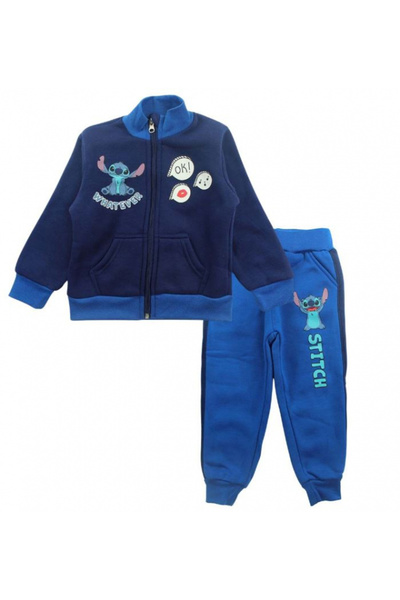 Lilo & Stitch Boys' 2-piece zip-up tracksuit Stitch Whatever