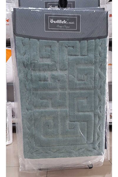 Özdilek 2'Lİ KLOZET TAKIMI/BANYO PASPASI 60*100 CM RATH MİNT YEŞİLİ