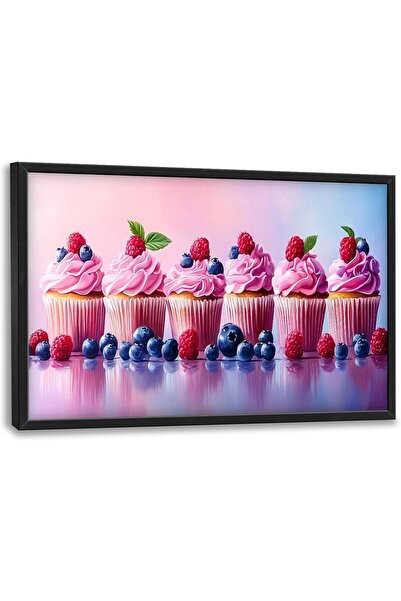 ALAYRA International Beautiful Framed Canvas Wall Art 60×90 cm with Outer Fra...