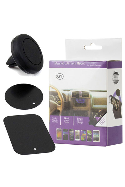 Maxcell Suport Auto (QY-637), Magnetic, Ventilație montată, Dimensiune Compac...