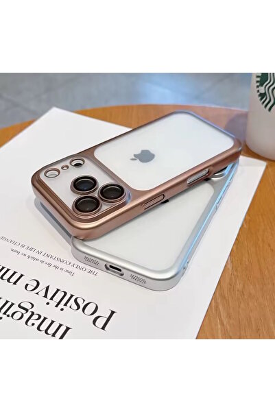 m.tk moveteck iPhone 17 Pro Case Full Camera Protection Metallic Shiny Color Edge Soft Silicone Lens Cover