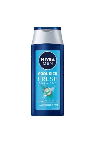 NIVEA Set of 3 x Men Cool Fresh Shampoo, for All Hair Types, 250 ml