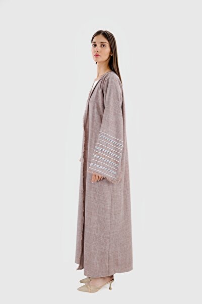 Ophelia PEARL LINEN ABAYA
