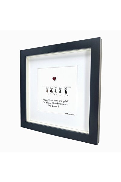 ArtMyWay CHILDHOOD Painting - Pebble Art Collection (with authentic river stones and natural elements)