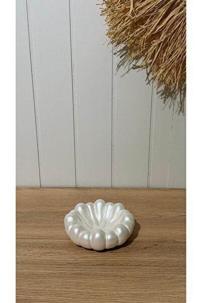 Porselian Pearl Decorative Knuckle Bowl Concrete Keychain and Jewelry Dish 13cm Nordic Object