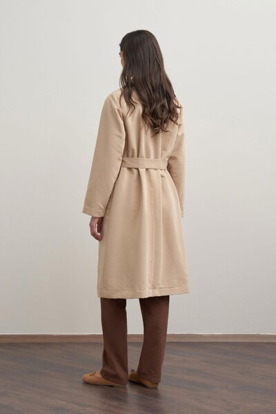 ALLDAY Μακρύ καμπαρντίνα με ζώνη