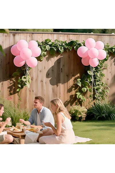 Flippy Set of 12 Standard Latex Balloons, 13 cm, Light Pink